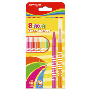 MARCADORES KEYROAD NEON 8U MARCADORES KEYROAD NEON 8U