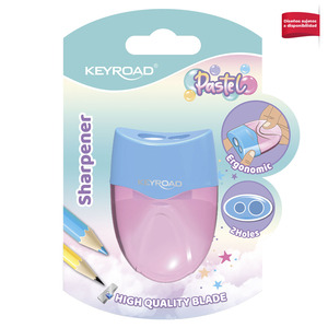 SACAPUNTAS KEYROAD 2O CON DEPOSITO COLORES PASTEL SACAPUNTAS KEYROAD 2O CON DEPOSITO COLORES PASTEL