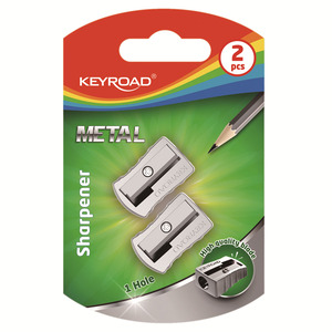 SACAPUNTAS KEYROAD METAL 1O 2U SACAPUNTAS KEYROAD METAL 1O 2U