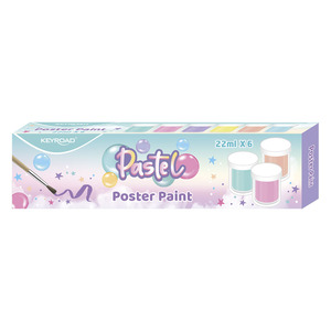 TEMPERAS KEYROAD PASTEL 22 ML 6U TEMPERAS KEYROAD PASTEL 22 ML 6U