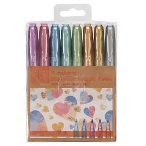 MARCADORES PUNTA PINCEL TREE IN ART METALICOS 6U MARCADORES PUNTA PINCEL TREE IN ART METALICOS 6U