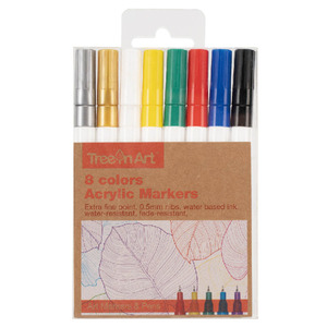 MARCADORES ACRILICOS TREE IN ART EXTRA FINO 8U MARCADORES ACRILICOS TREE IN ART EXTRA FINO 8U