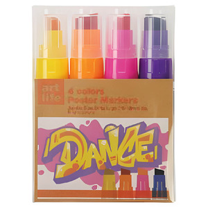 MARCADOR PERMANENTE JUMBO ART LIFFE 4U (COLORES BRILLANTES) MARCADOR PERMANENTE JUMBO ART LIFFE 4U (COLORES BRILLANTES)