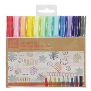 MARCADORES PARA DELINEADO TREE IN ART PUNTA 2MM 12U MARCADORES PARA DELINEADO TREE IN ART PUNTA 2MM 12U