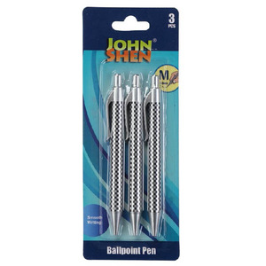 BOLIGRAFO JOHN SHEN 0.7MM TINTA AZUL 3U BOLIGRAFO JOHN SHEN 0.7MM TINTA AZUL 3U