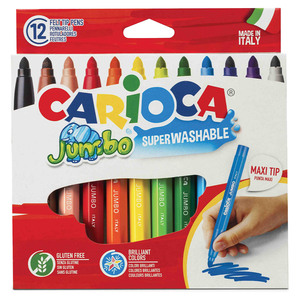 MARCADORES CARIOCA JUMBO 12U MARCADORES CARIOCA JUMBO 12U