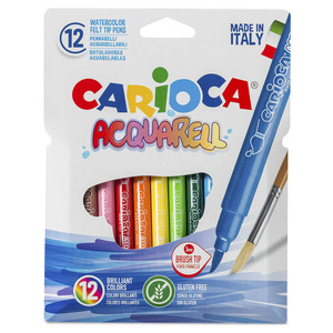 MARCADORES CARIOCA ACUARELABLES 12U MARCADORES CARIOCA ACUARELABLES 12U