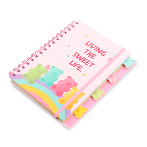 CUADERNO ESPIRAL GUMMY BEAR CON DIVISIONES  100H CUADERNO ESPIRAL GUMMY BEAR CON DIVISIONES  100H