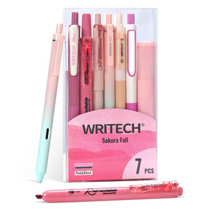 KIT WRITECH SAKURA FALL PARA JOURNALING COLOR ROSADO 7U KIT WRITECH SAKURA FALL PARA JOURNALING COLOR ROSADO 7U