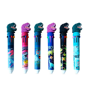 BOLIGRAFO 10 COLORES DINOSAURIOS BOLIGRAFO 10 COLORES DINOSAURIOS