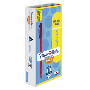 BOLIGRAFO PAPER MATE KILOMETRICO FINO ROJO 12U BOLIGRAFO PAPER MATE KILOMETRICO FINO ROJO 12U