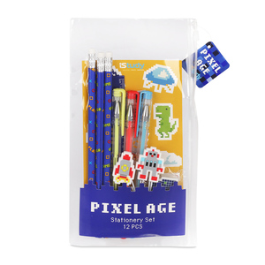 SET ESCOLAR ISTUDY CONCEPTO GAMER 2 DISENO PIXELEADO (INCLUYE: ESTUCHE + 3 LAPICES + 1 BORRADOR + 1 REGLA +  2 STICKERS + 2 CLIPS + 3 BOLIGRAFOS GEL) SET ESCOLAR ISTUDY CONCEPTO GAMER 2 DISENO PIXELEADO (INCLUYE: ESTUCHE + 3 LAPICES + 1 BORRADOR + 1 REGLA +  2 STICKERS + 2 CLIPS + 3 BOLIGRAFOS GEL)
