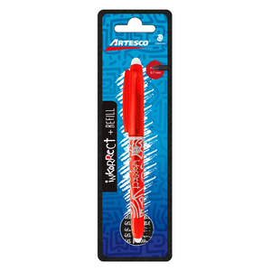 BOLIGRAFO BORRABLE GEL ARTESCO INKORRECT ROJO 1U BOLIGRAFO BORRABLE GEL ARTESCO INKORRECT ROJO 1U