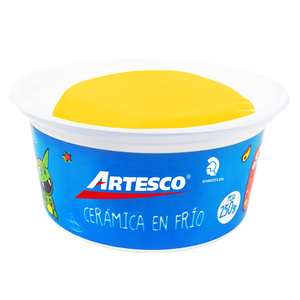 CERAMICA EN FRIO ARTESCO COLOR AMARILLO 250 GRS 1U CERAMICA EN FRIO ARTESCO COLOR AMARILLO 250 GRS 1U