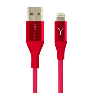 CABLE DE 1.2M (LIGHTNING A USB/ROJO)