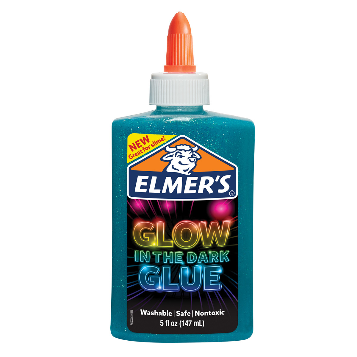 GOMA ELMERS GLOW IN THE DARK AZUL 5OZ