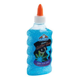 GOMA ELMERS GLITER AZUL 6OZ