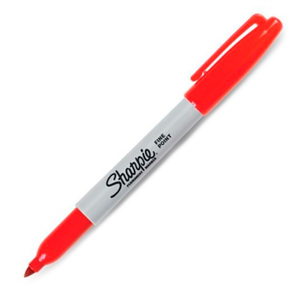 MARCADOR SHARPIE FINE ROJO WRAP MARCADOR SHARPIE FINE ROJO WRAP