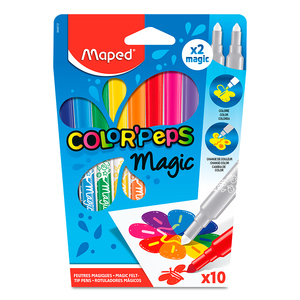 MARCADORES MAPED MAGICOS COLOR'PEPS 10U