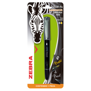 MARCADOR PUNTA DE PINCEL ZEBRA (BASE AGUA, COLOR MARCADOR PUNTA DE PINCEL ZEBRA (BASE AGUA, COLOR