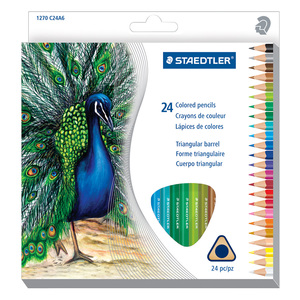 LAPICES DE COLOR STAEDTLER TRIANGULARES 24U LAPICES DE COLOR STAEDTLER TRIANGULARES 24U