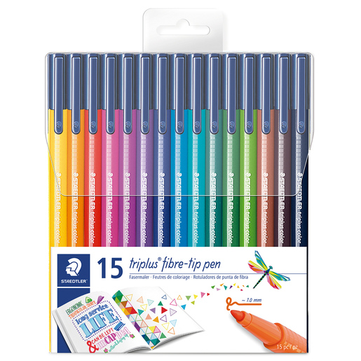 MARCADEORES TRIPLUS STAEDTLER 15U  (PERMANENTE, 1.0MM)