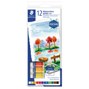 TUBO DE PINTURA ACUARELA STAEDTLER 12ML 12U