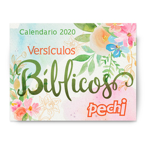 CALENDARIO PARED PECHI 2020 VERS BIBLICO CALENDARIO PARED PECHI 2020 VERS BIBLICO