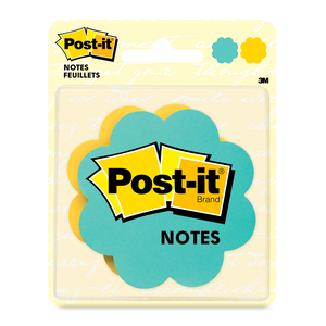 POST-IT NOTAS ADHESIVAS DISEÑO FLOR, 2 PADS