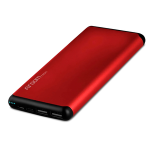 POWER BANK 12,000MHA ROJO ARGON