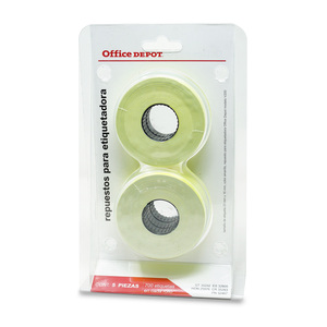 ETIQUETAS OFFICE DEPOT AMARILLAS 16X23MM C/700