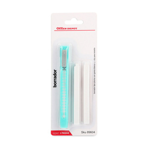 BORRADOR OFFICE DEPOT TIPO PLUMA + DOS REPUESTOS BORRADOR OFFICE DEPOT TIPO PLUMA + DOS REPUESTOS