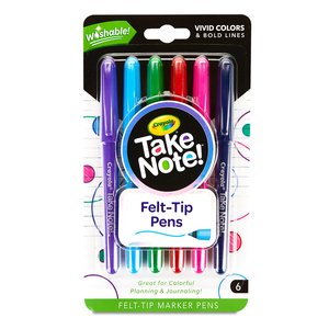 LAPICEROS FELT-TIP CRAYOLA 6U