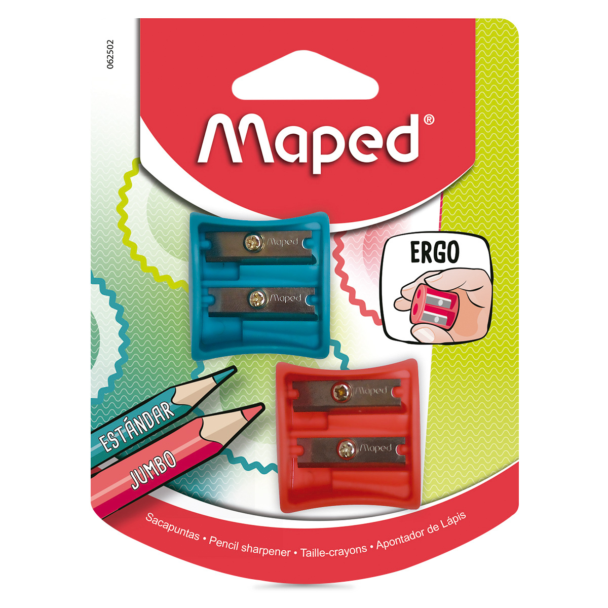 SACAPUNTAS VIVO 2 ORIFICIOS  1U