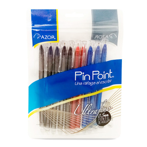 BOLIGRAFO AZOR PIN POINT 0.5MM 10U BOLIGRAFO AZOR PIN POINT 0.5MM 10U