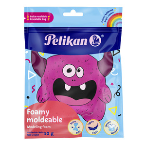 FOAMY MOLDEABLE MAGENTA PELIKAN 50GRS