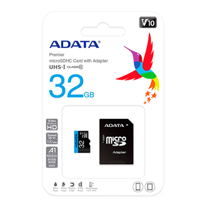 MEMORIA MICRO SD 32GB CALSE 10 C/ADAPTADOR ADATA