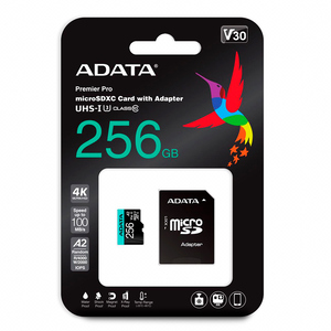 MEMORIA MICRO SD 256GB PROFESIONAL C/ADAPATADOR MEMORIA MICRO SD 256GB PROFESIONAL C/ADAPATADOR