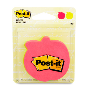 POST-IT NOTAS ADHESIVAS DISEÑO MANZANA, 2 PADS