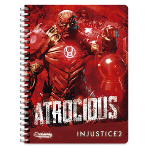 CUADERNO ESPIRAL ARIMANY INJUSTICE LINEAS 100H (SEMI DURA) CUADERNO ESPIRAL ARIMANY INJUSTICE LINEAS 100H (SEMI DURA)