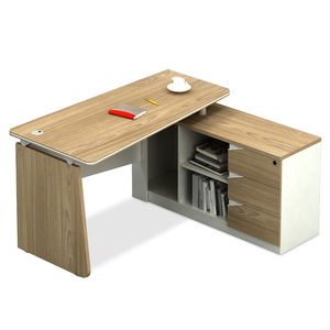 ESCRITORIO EN L GERENCIAL MADERA CLARA ESCRITORIO EN L GERENCIAL MADERA CLARA