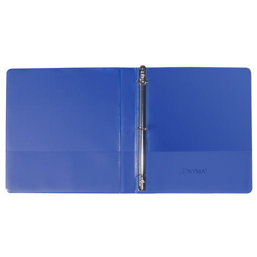 CARPETA 1 P. AZUL KYMA BRILLANTE, ARILLO O, PANORAMICA