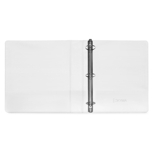 CARPETA 1.5 P. BLANCA KYMA (BRILLANTE, 2LOCK, ARILLO O)