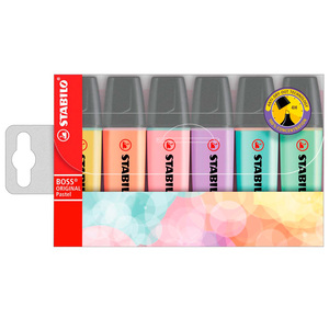 ROTULADOR STABILO BOSS PASTEL 6PK ROTULADOR STABILO BOSS PASTEL 6PK