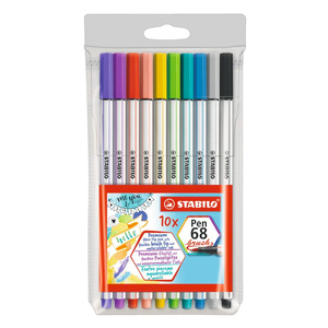MARCADOR STABILO PEN BRUSH 10U MARCADOR STABILO PEN BRUSH 10U