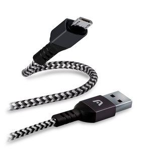 CABLE ARGOM MICRO USB BLACK NYLON