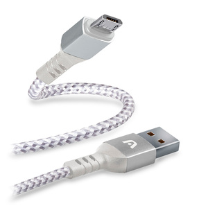 CABLE ARGOM MICRO USB BLANCO NYLON