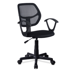 SILLA SECRETARIAL MESH NEGRA