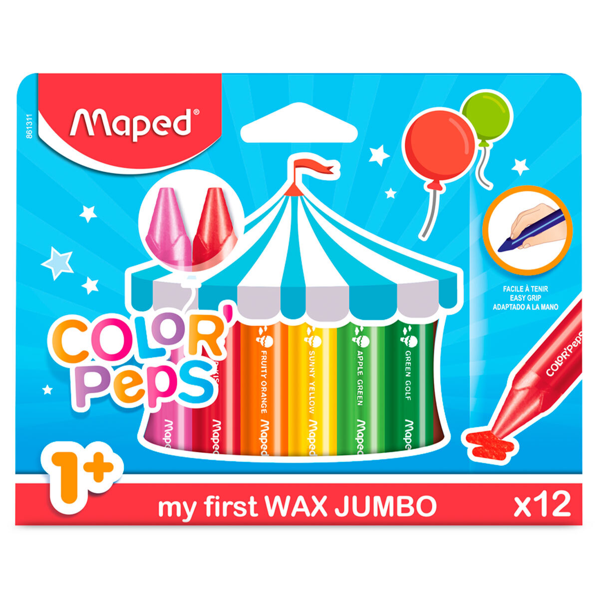 CRAYONES MAPED JUMBO 12U