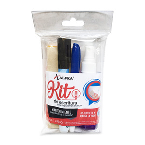 KIT DE ESCRITURA ALFRA 4U (INCLUYE MARCADOR KIT DE ESCRITURA ALFRA 4U (INCLUYE MARCADOR
